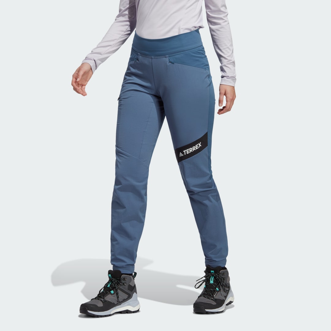 Legíny adidas Performance TERREX Techrock Alpine Climbing Pants Navy | HY6944, 1