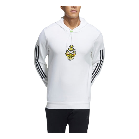 Mikina adidas Originals Lion Liu Training Pullover Hoodie Biela | H43798, 0