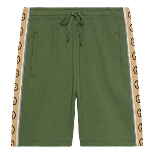 Šortky Gucci Gucci Knitted Cotton Shorts Zelené | 630715-XJBUW-3806, 0