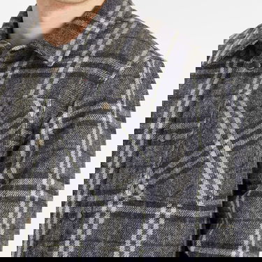 Košeľa Burberry Burberry Wadded Check Overshirt, Size Large Šedá | 8102224-A5924, 5