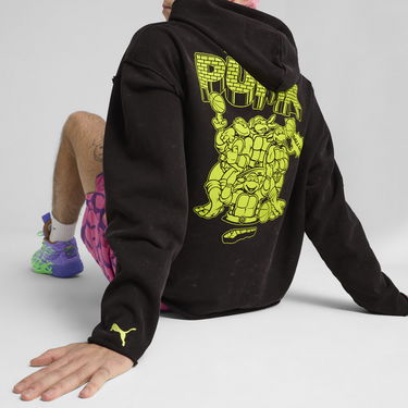 Mikina Puma PUMA x TMNT Basketball Hoodie Čierna | 630927_01, 1