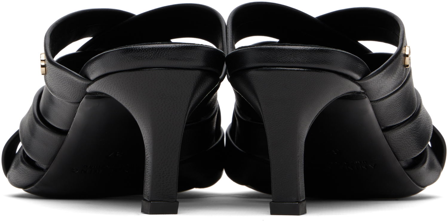 Doplnky Anine Bing ANINE BING Eve Woven Heeled Mules Čierna | A-14-11311-BLK1, 1