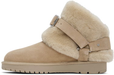 Oblečenie Burberry Burberry Chubby Shearling Boots Béžová | 8095352, 2