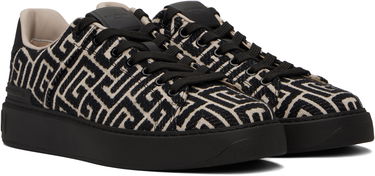 Tenisky a topánky Balmain Balmain B-Court Jacquard Monogram Béžová | DM1VI288TJCM, 3