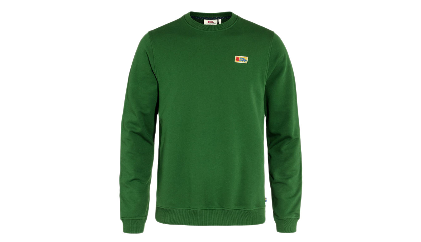 Mikina FJÄLLRÄVEN Vardag Sweater Zelené | F87070-678, 0