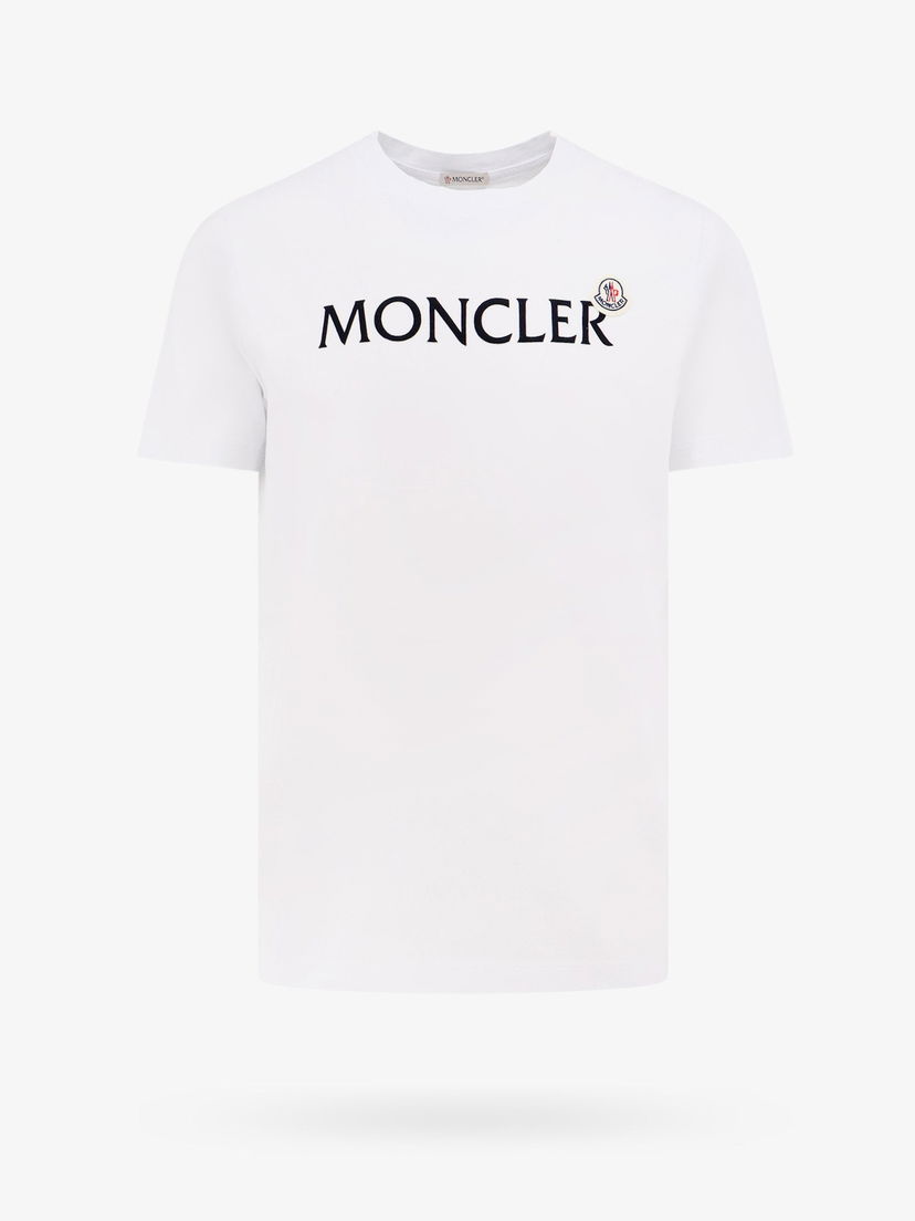 Tričko Moncler T-Shirt With Print Biela | 0918C000248390T001