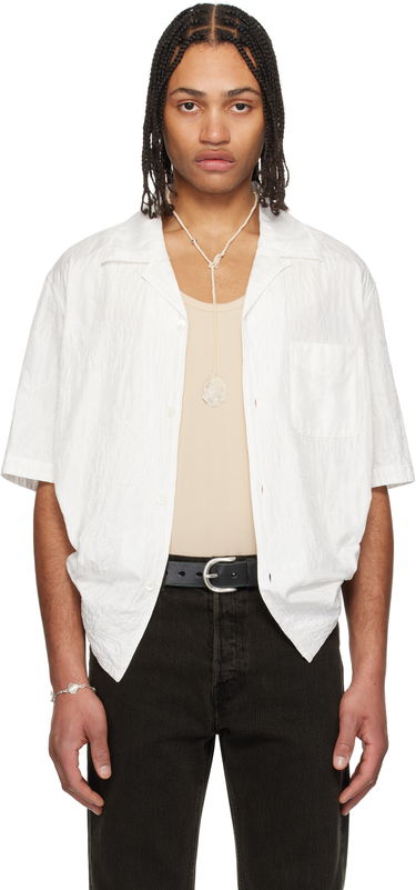 Košeľa OUR LEGACY Our Legacy Heusen Short Sleeve Shirt Biela | M2252HWF, 0