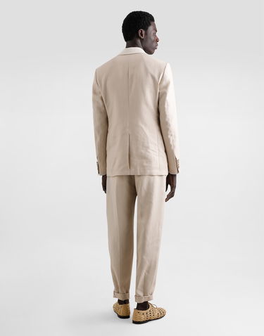 Bunda Dolce & Gabbana Dolce & Gabbana Double-breasted Linen Jacket Béžová | G2QS7TFU4MCM0722, 2