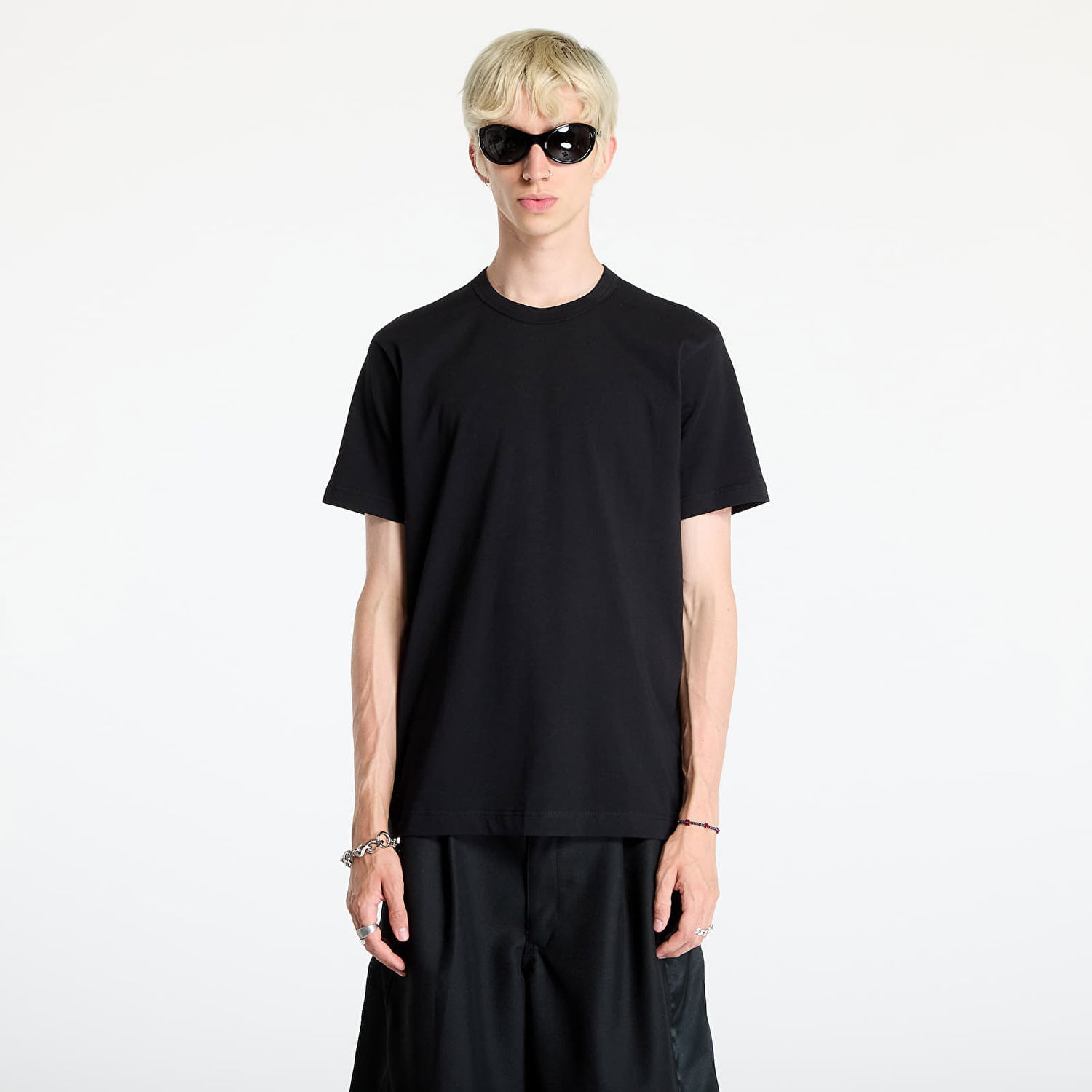Tričko Comme des Garçons Knit T-Shirt Black Čierna | FN-T002 Black, 0