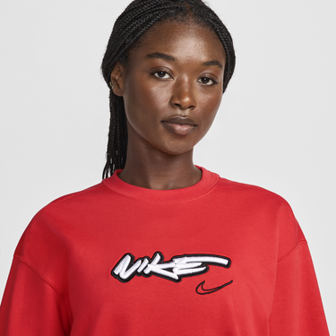 Mikina Nike Sportswear Breaking Crewneck Červená | FZ0256-696, 3