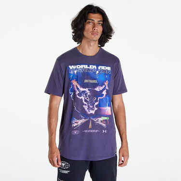 Tričko Under Armour Project Rock WWE Disruption Fialová | 1373747-558, 1