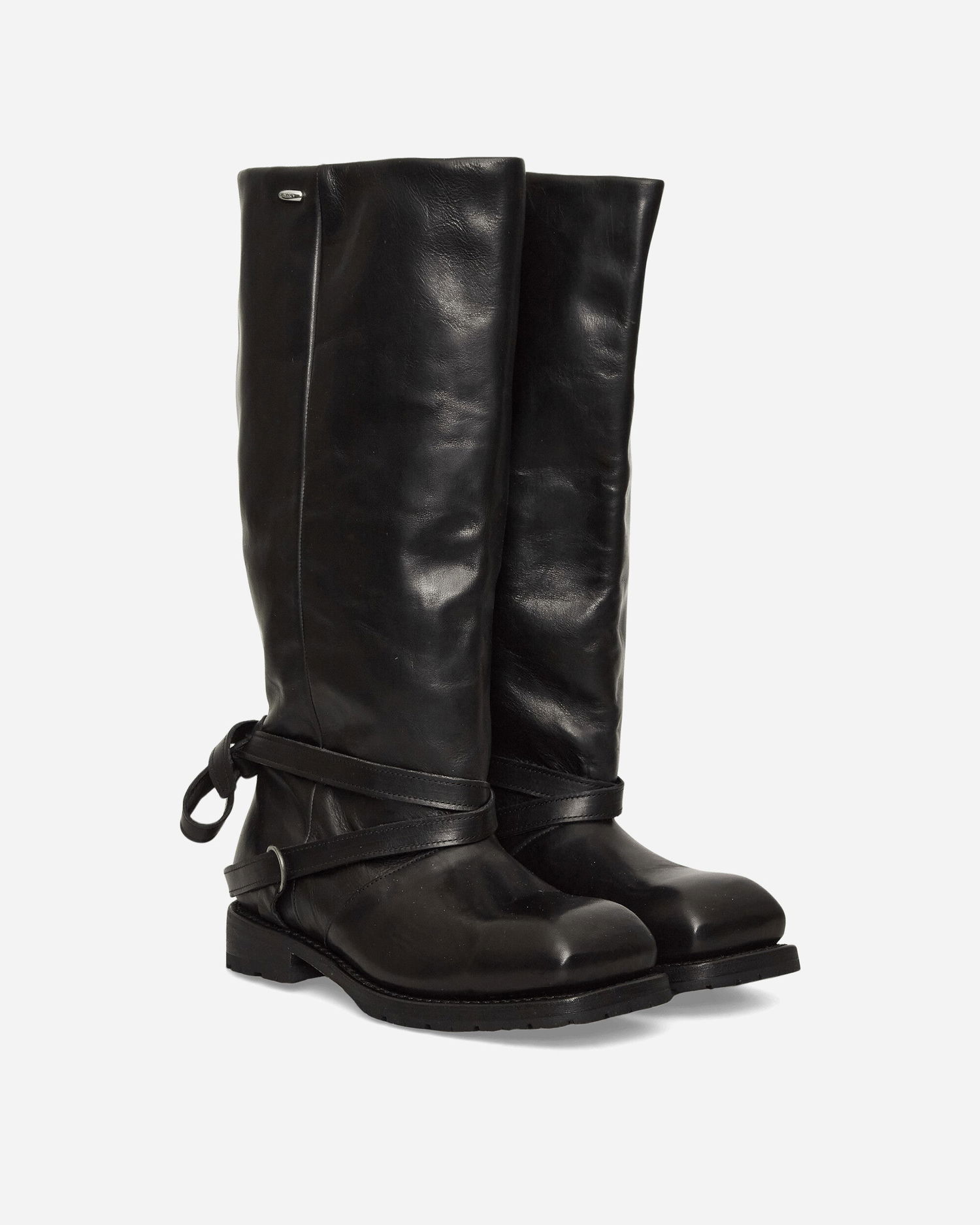 Tenisky a topánky OUR LEGACY Engine Leather Knee-High Boots Čierna | A4257HB 001, 0