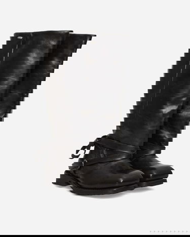 Tenisky a topánky OUR LEGACY Engine Leather Knee-High Boots Čierna | A4257HB 001, 0