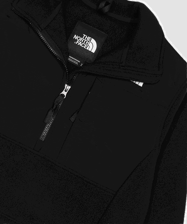 Vetrovka The North Face Denali Fleece Cropped Jacket Čierna | NF0A7WXYJK3, 3