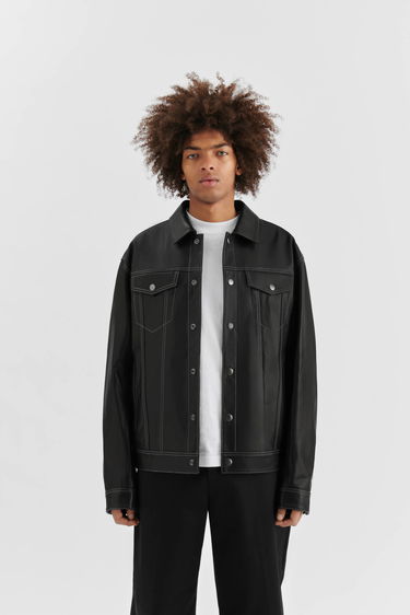 Bunda AXEL ARIGATO Kai Leather Jacket Čierna | A2209001, 2
