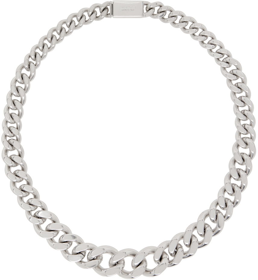Náhrdelník Jil Sander Silver Chain Necklace Metalická | J30UU0060_P6959, 0