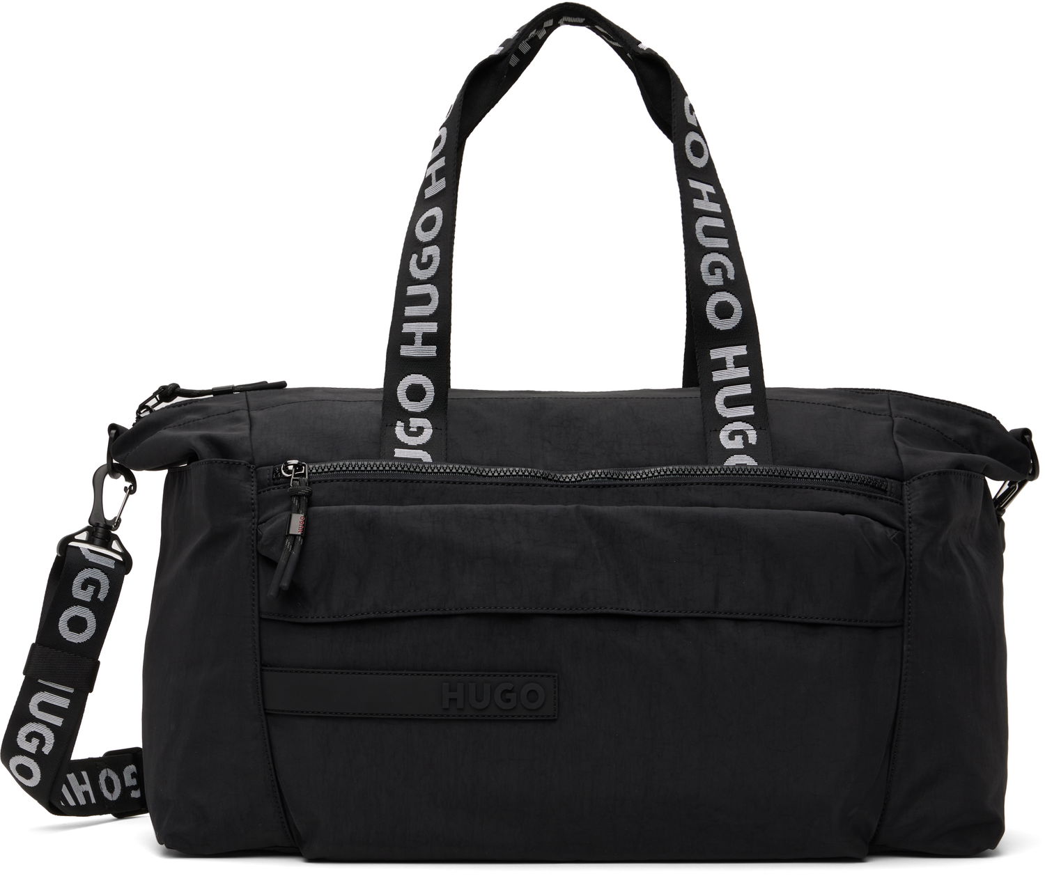 Športový vak BOSS Hugo Logo Patch Duffle Bag Čierna | 50541967, 0
