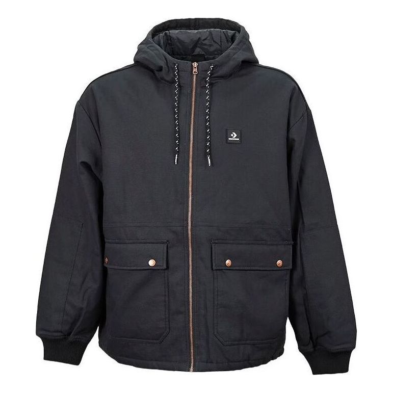 Prešívaná bunda Converse Converse Transition Padded Jacket Čierna | 10023804-A02