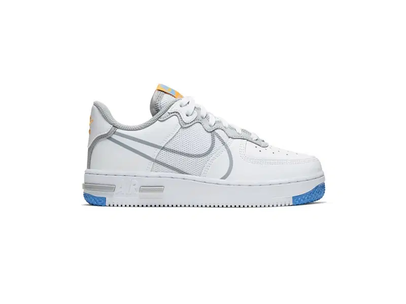 Air Force 1 React SU "White Light Smoke Grey" GS