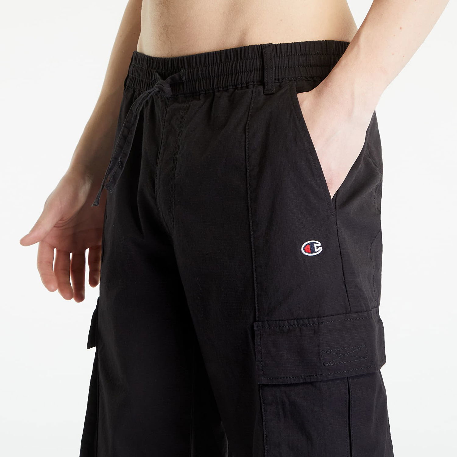 Cargo nohavice Champion Elastic Cuff Cargo Pant Čierna | 218739 CHA KK001, 1