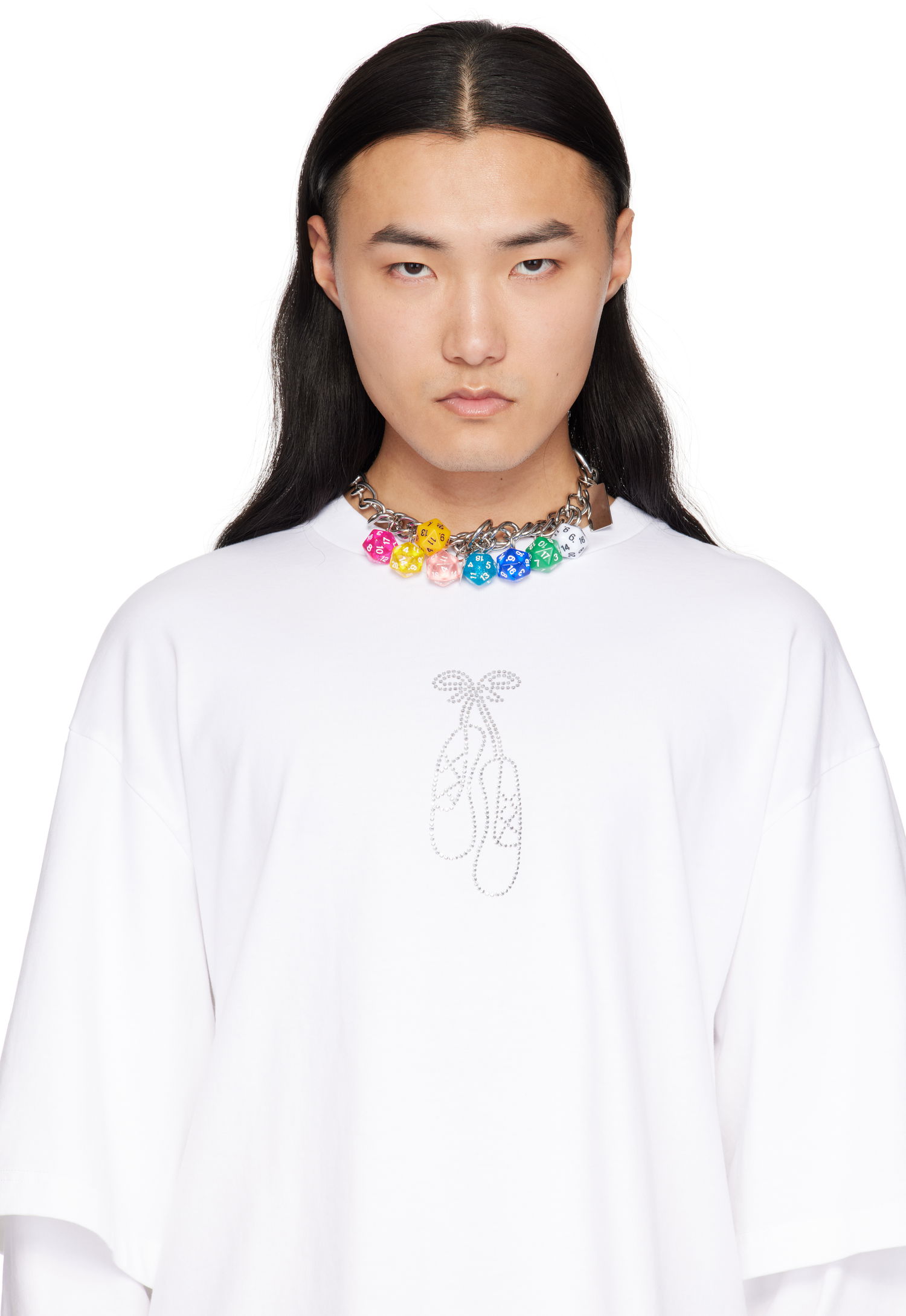 Náhrdelník Chopova Lowena Chopova Lowena Dice Charm Chain Necklace Rôznofarebný | 6599, 1