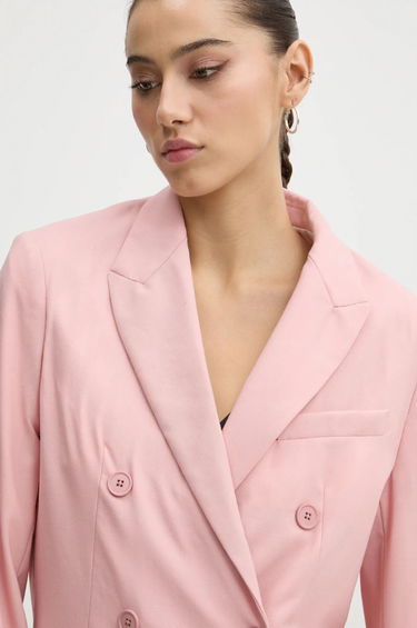 Bunda Fiorucci Fiorucci Double-Breasted Blazer Ružová | W01FMBDO059WO01PN02, 3