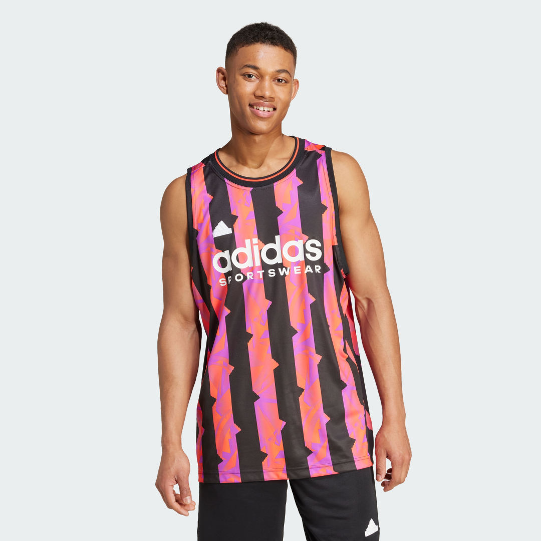 Tielko adidas Performance House of Tiro Graphic Print Tank Top Rôznofarebný | IX1341, 0