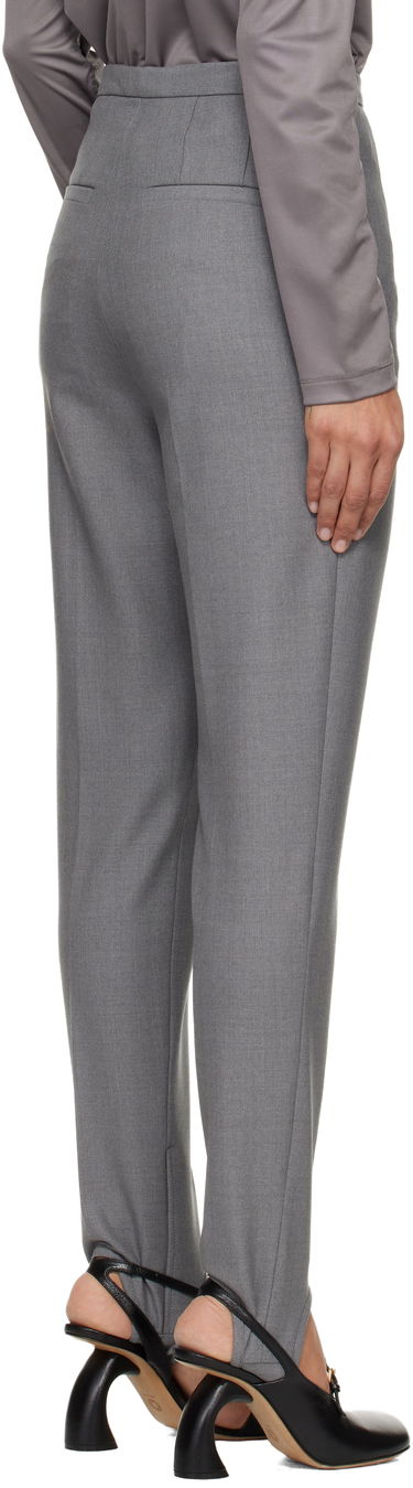 Nohavice Dries Van Noten Dries Van Noten Stirrup Trousers Šedá | 252-010950-2061, 2
