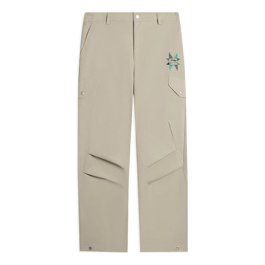Cargo nohavice Li-Ning Classic Cargo Pants Béžová | AKXSB41-2, 0