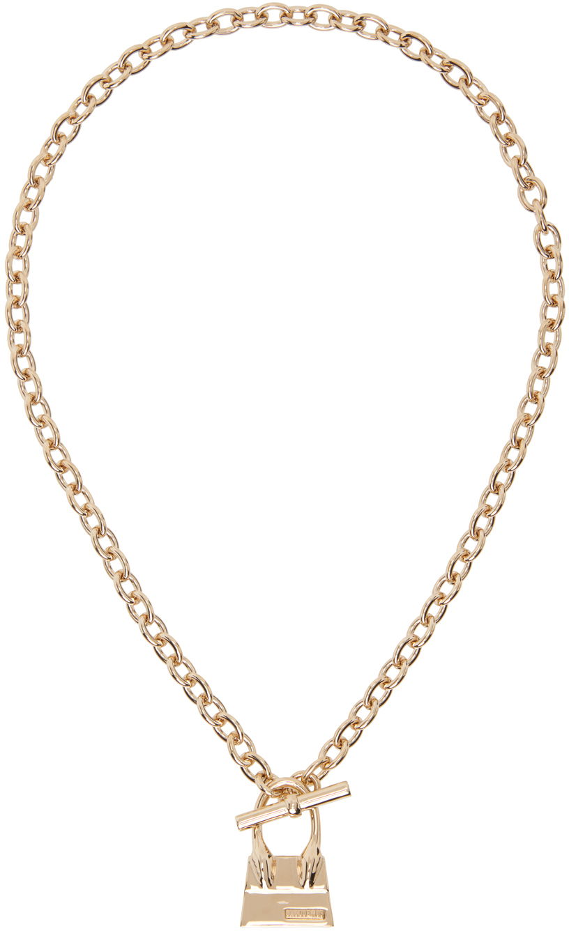 Náhrdelník Jacquemus Le Raphia 'Le Collier Chiquito Barre' Necklace Béžová | 23E231JW549-5800, 0
