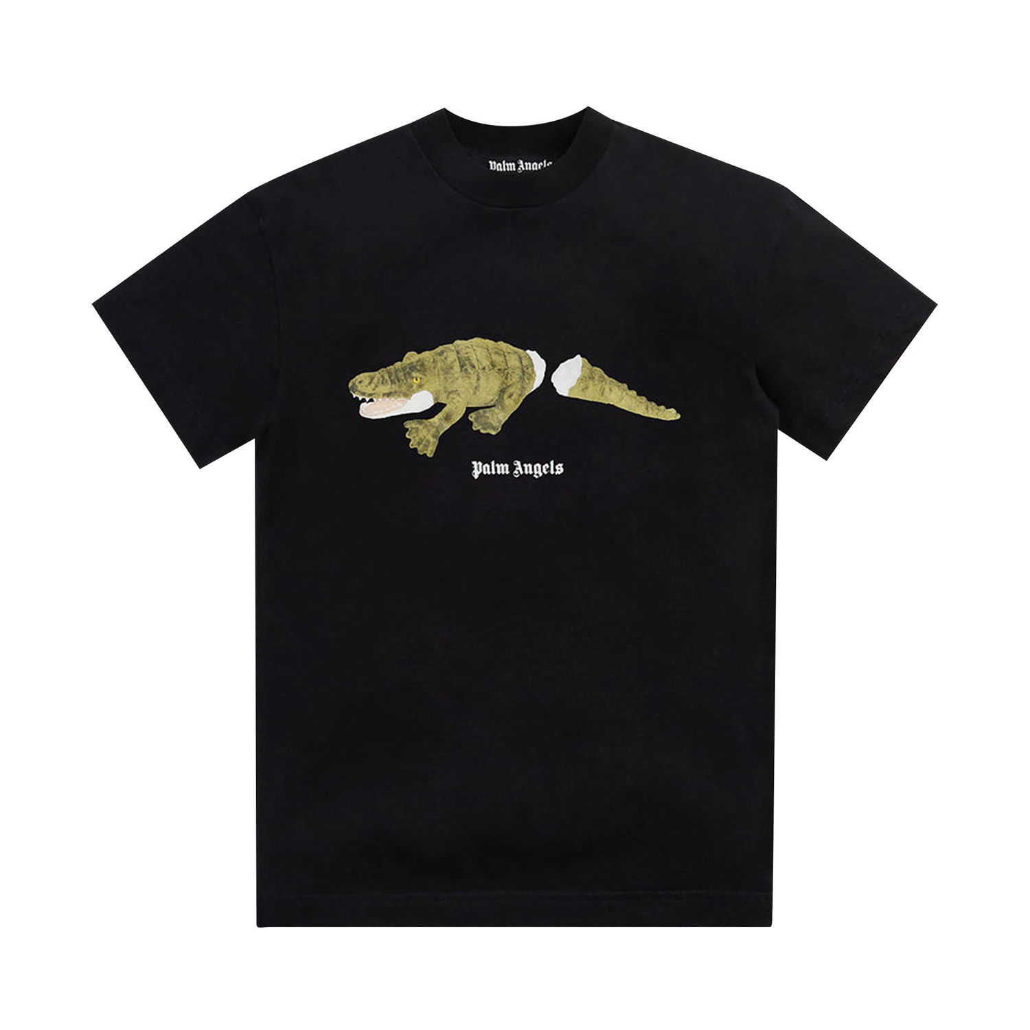 Tričko Palm Angels Croco Classic Tee Čierna | PMAA001C99JER0021055, 1