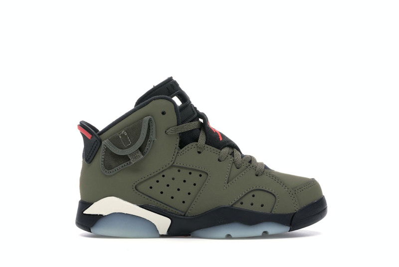 Tenisky a topánky Jordan Air Jordan Travis Scott 6 Retro (PS) Zelené | CQ3565-200, 0