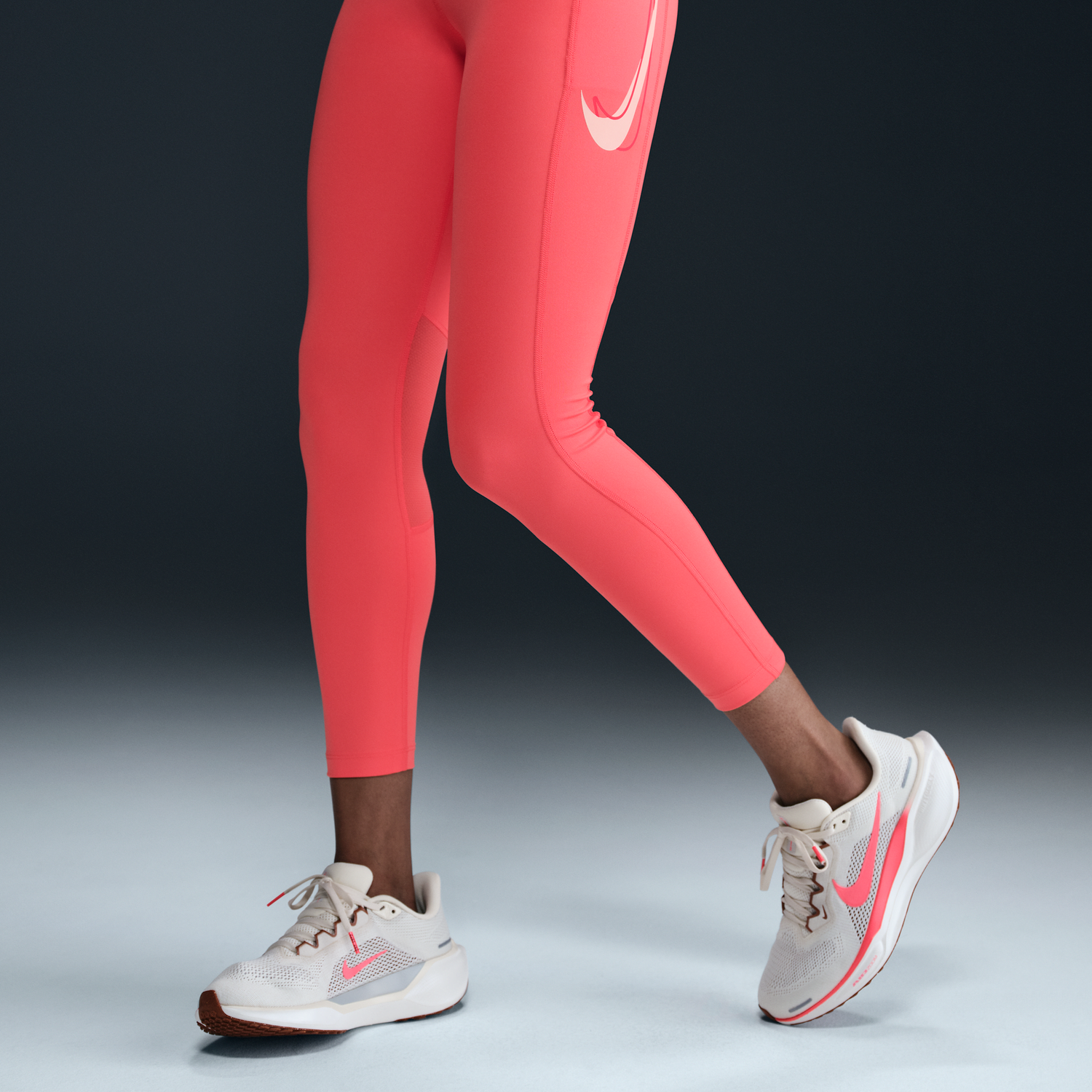 Legíny Nike Nike Fast 7/8 Mid-Rise Leggings Ružová | HV8555-814, 1