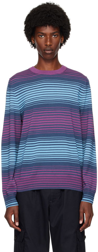 Sveter Paul Smith PS Paul Smith Striped Sweater Fialová | M2R-948Y-N22145-53, 0