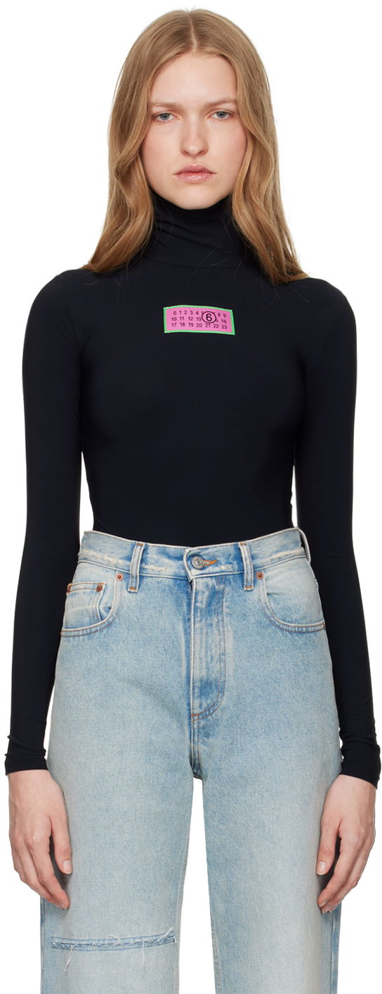 Body Maison Margiela Jersey Bodysuit Čierna | S62NA0075 M20039, 0