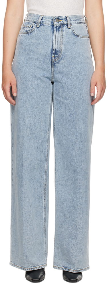 Džínsy TOTEME Wide Leg Jeans Modrá | 242-WRB2426-FB0045, 0