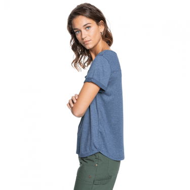 Tričko Roxy Women's Navy Blue Graphic T-Shirt Modrá | ERJZT05267-BSP0, 2