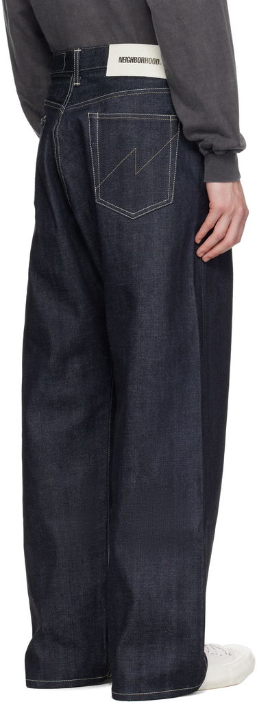 Džínsy Neighborhood Neighborhood DP Wide Jeans Modrá | 251XBNH-PTM01, 2