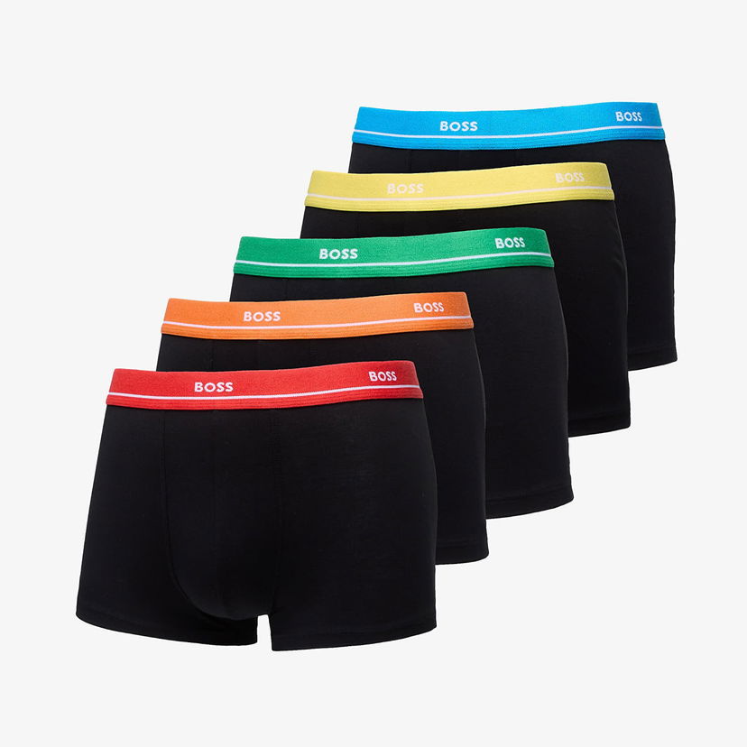 Boxerky BOSS 5-Pack Essential Trunk Multicolor Čierna | 50489616-999