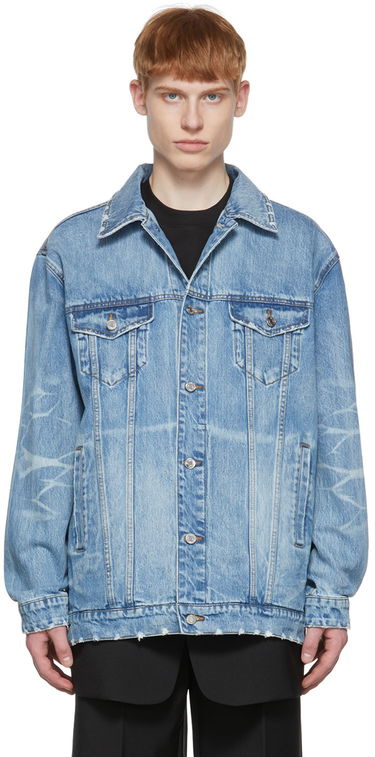Bunda We11done We11done Trucker Denim Jacket Modrá | WD-DJ1-22-354-U-BL, 0