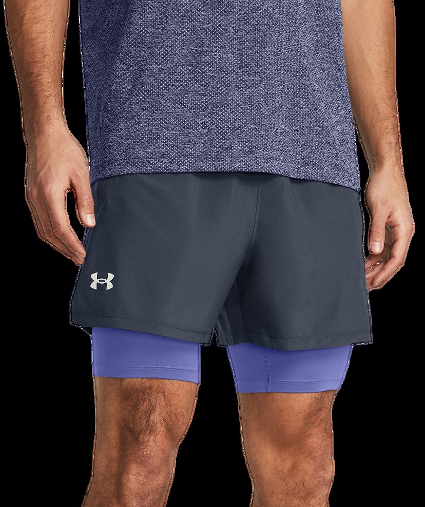 Šortky Under Armour Launch 2 in 1 Shorts Šedá | 1382640-044