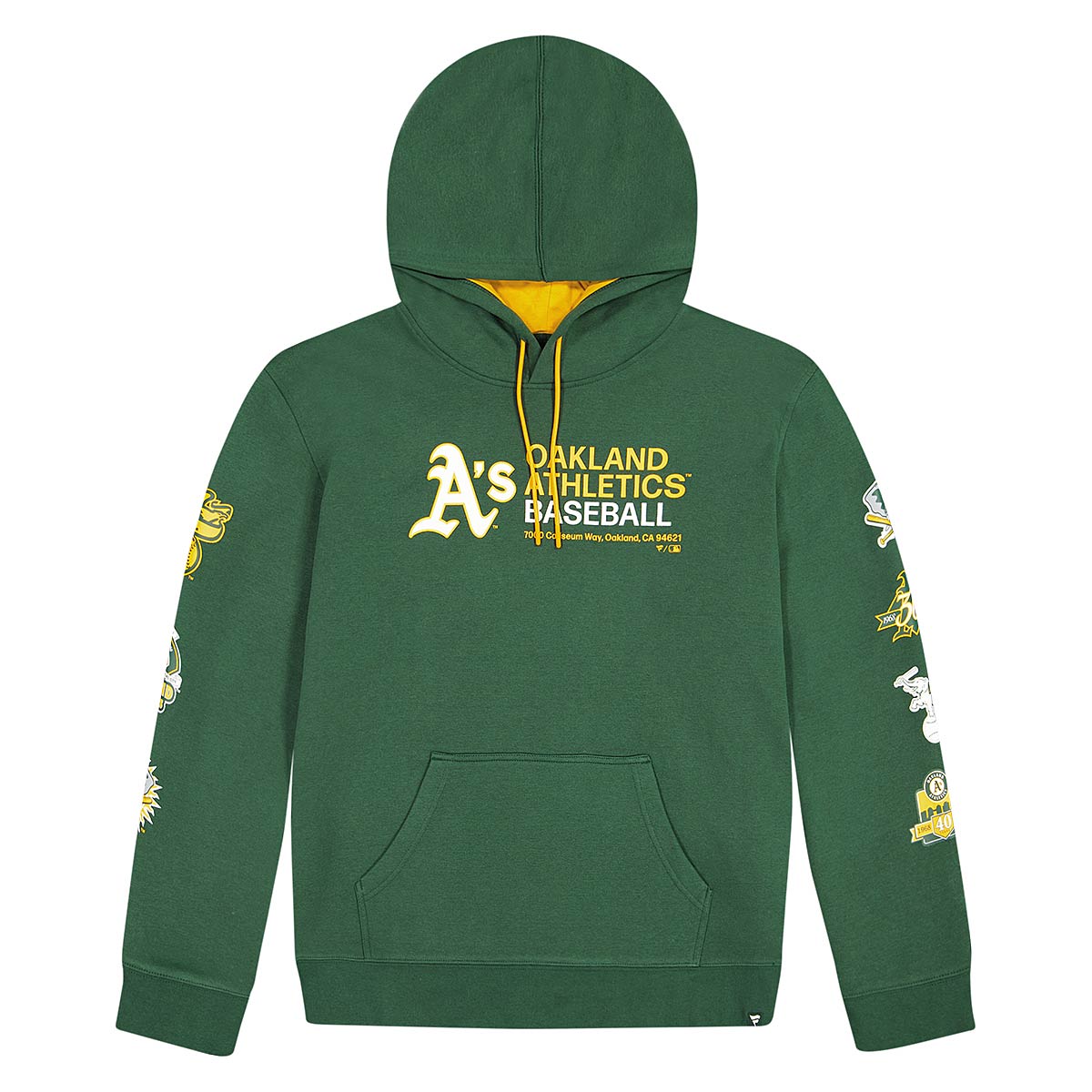 Mikina Fanatics Oakland Athletics Fleece Hoodie Zelené | 004T-2019-FZ-0GI, 1