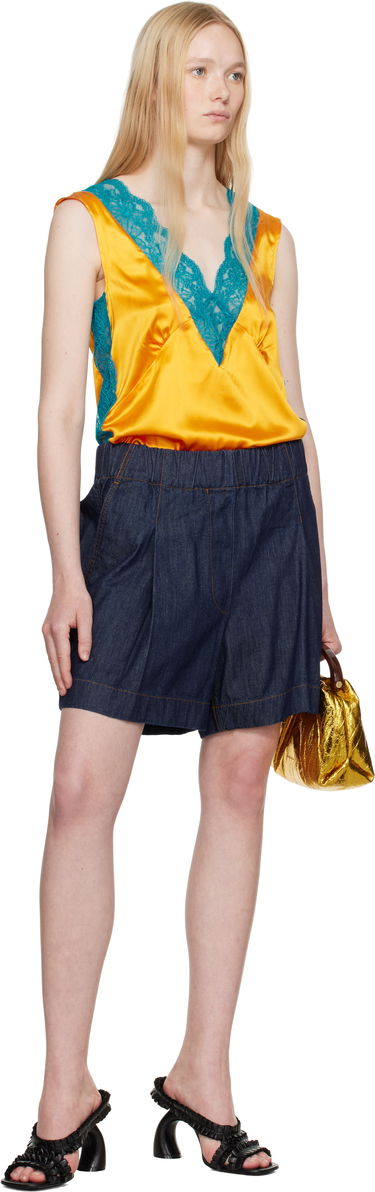 Šortky Dries Van Noten Dries Van Noten Wide Denim Shorts Modrá | 251-010937-1553, 3