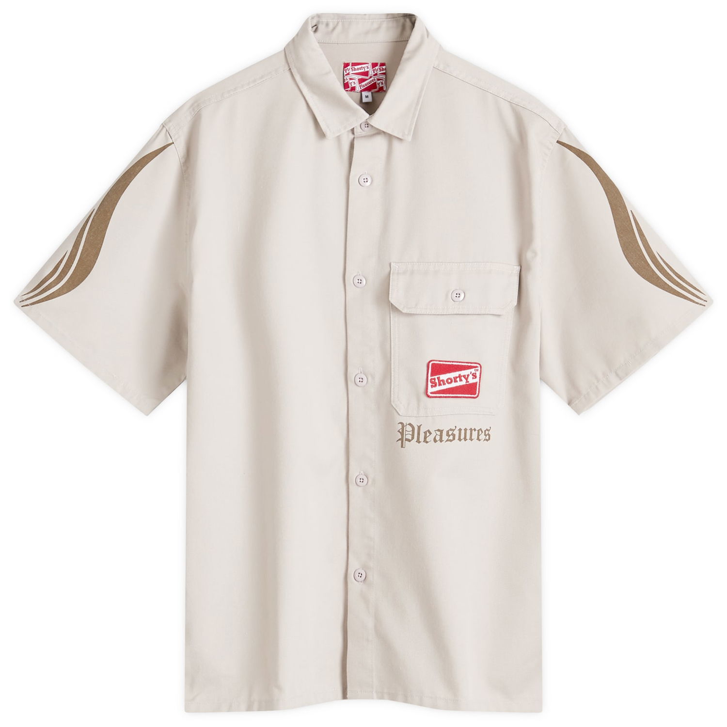 Košeľa Pleasures Gutierrez Work Shirt Béžová | P24F006-BEI, 0
