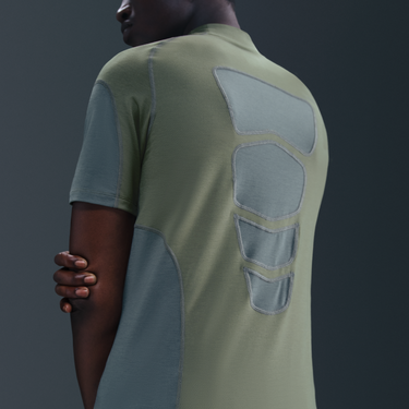 Tričko Nike Tech Dri-FIT Short-Sleeve Mock Neck Base Layer Zelené | IB1522-320, 3