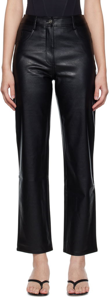 Nohavice Miaou Miaou Junior Faux-Leather Pants Čierna | 1010-CL-BLKL, 0