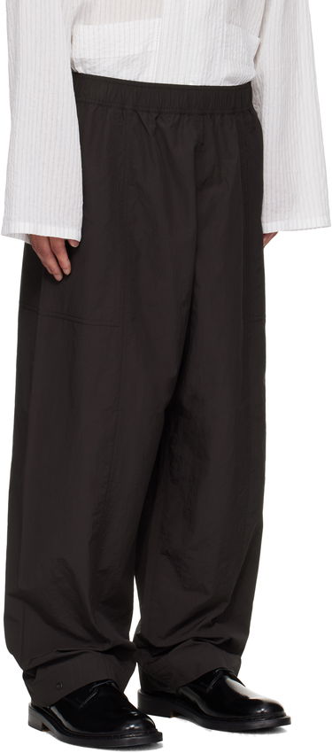 Nohavice Studio Nicholson Studio Nicholson Ashi Wide Leg Trousers Čierna | ASHI SNM - 1270, 1