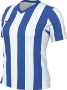 Striped Division V V-Neck Jersey with Mesh Panels