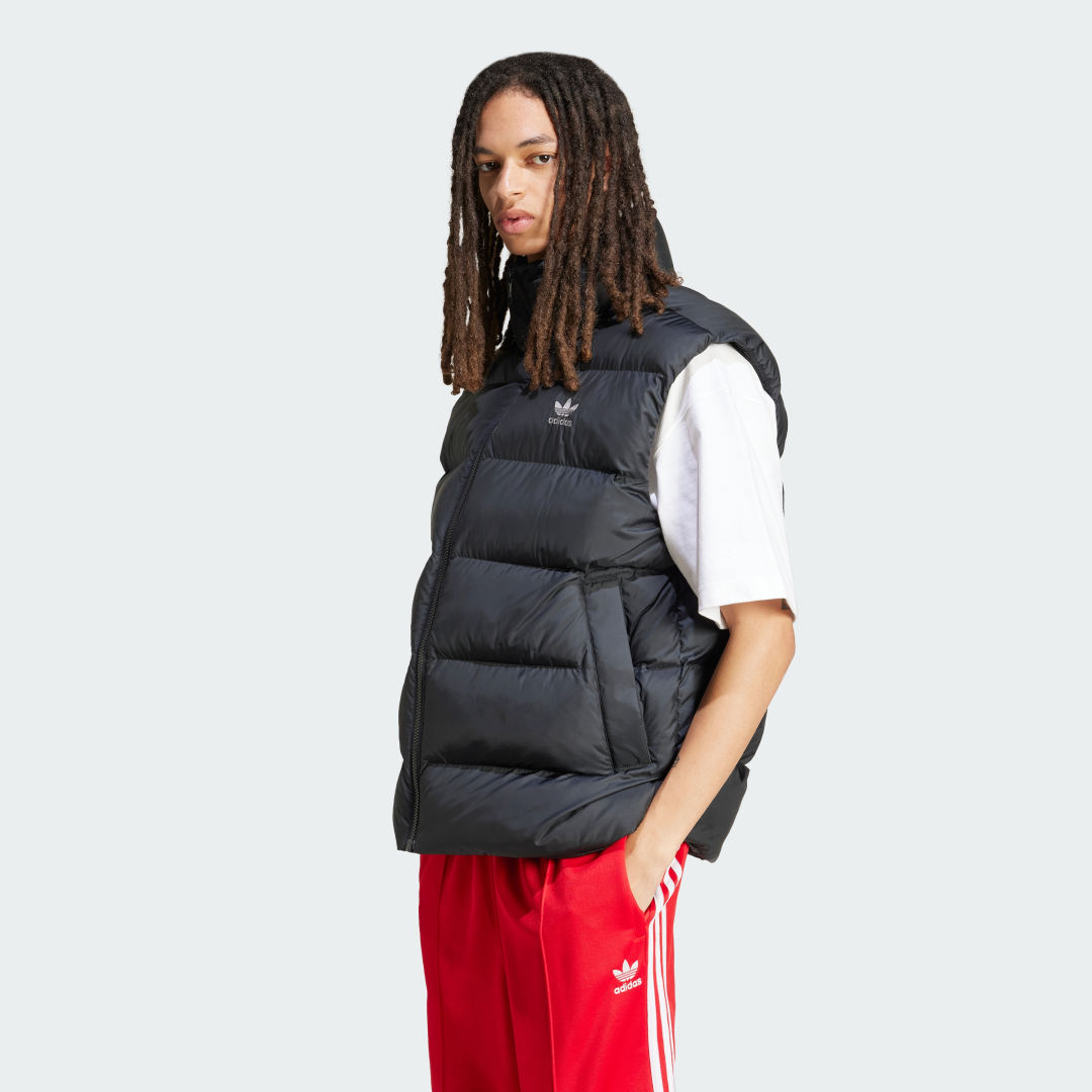 Vesta adidas Performance Tonal Puffer Vest Čierna | IY3399, 0