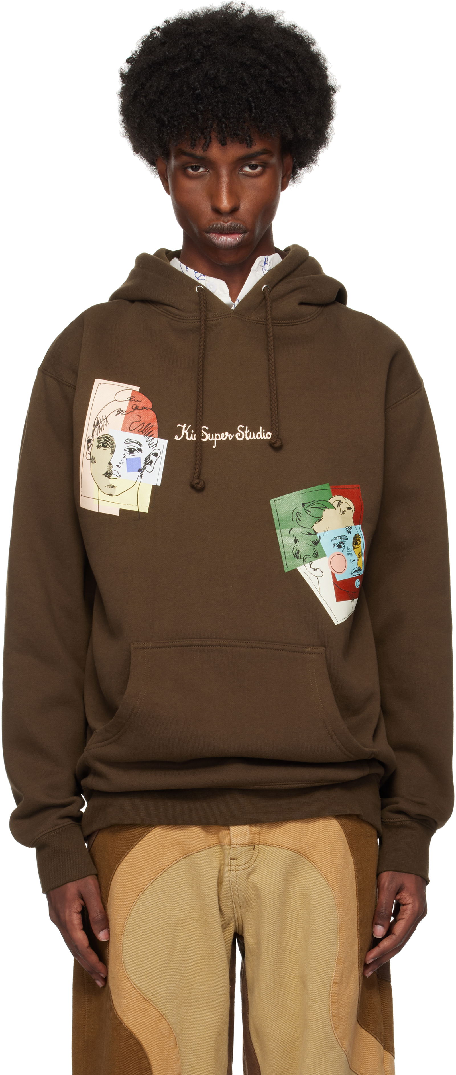 Sketched Faces Hoodie